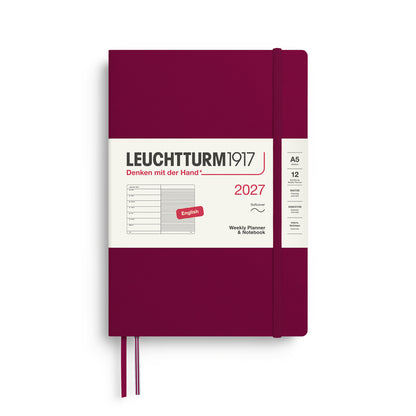 Weekly Planner & Notebook 2027 Softcover