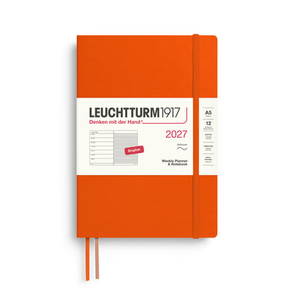 Weekly Planner & Notebook 2027 Softcover