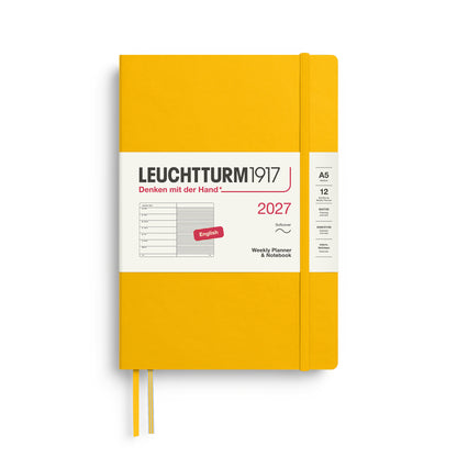 Weekly Planner & Notebook 2027 Softcover