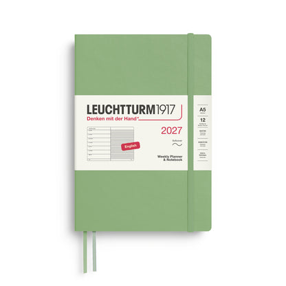 Weekly Planner & Notebook 2027 Softcover