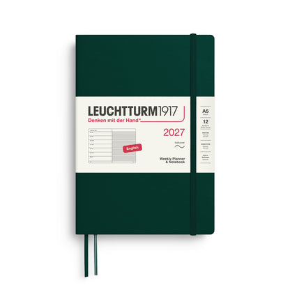 Weekly Planner & Notebook 2027 Softcover
