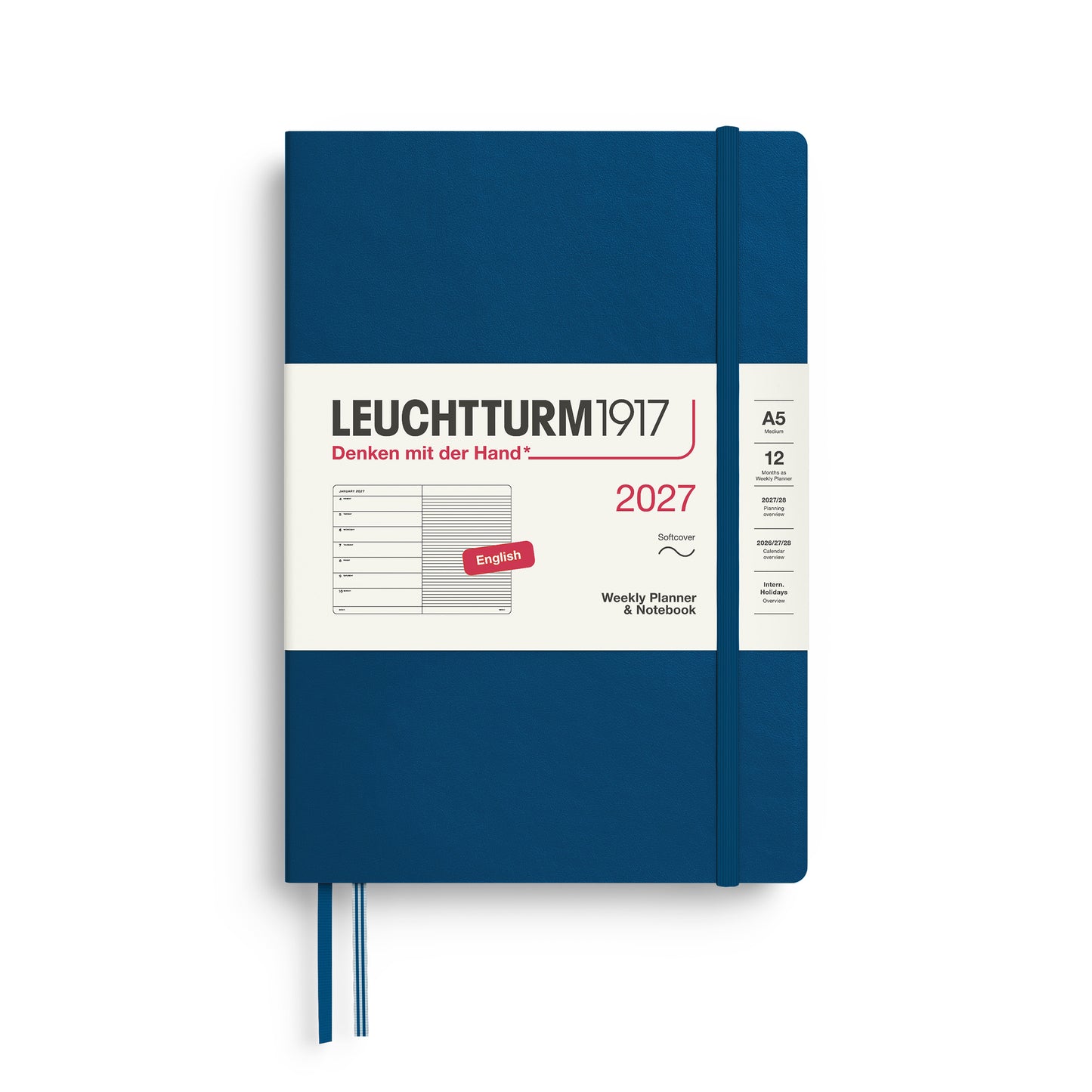 Weekly Planner & Notebook 2027 Softcover