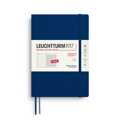 Weekly Planner & Notebook 2027 Softcover