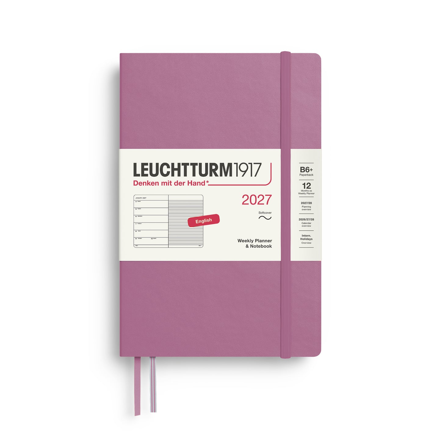 Weekly Planner & Notebook 2027 Softcover