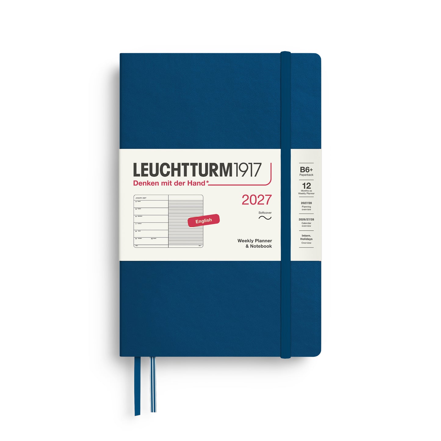 Weekly Planner & Notebook 2027 Softcover