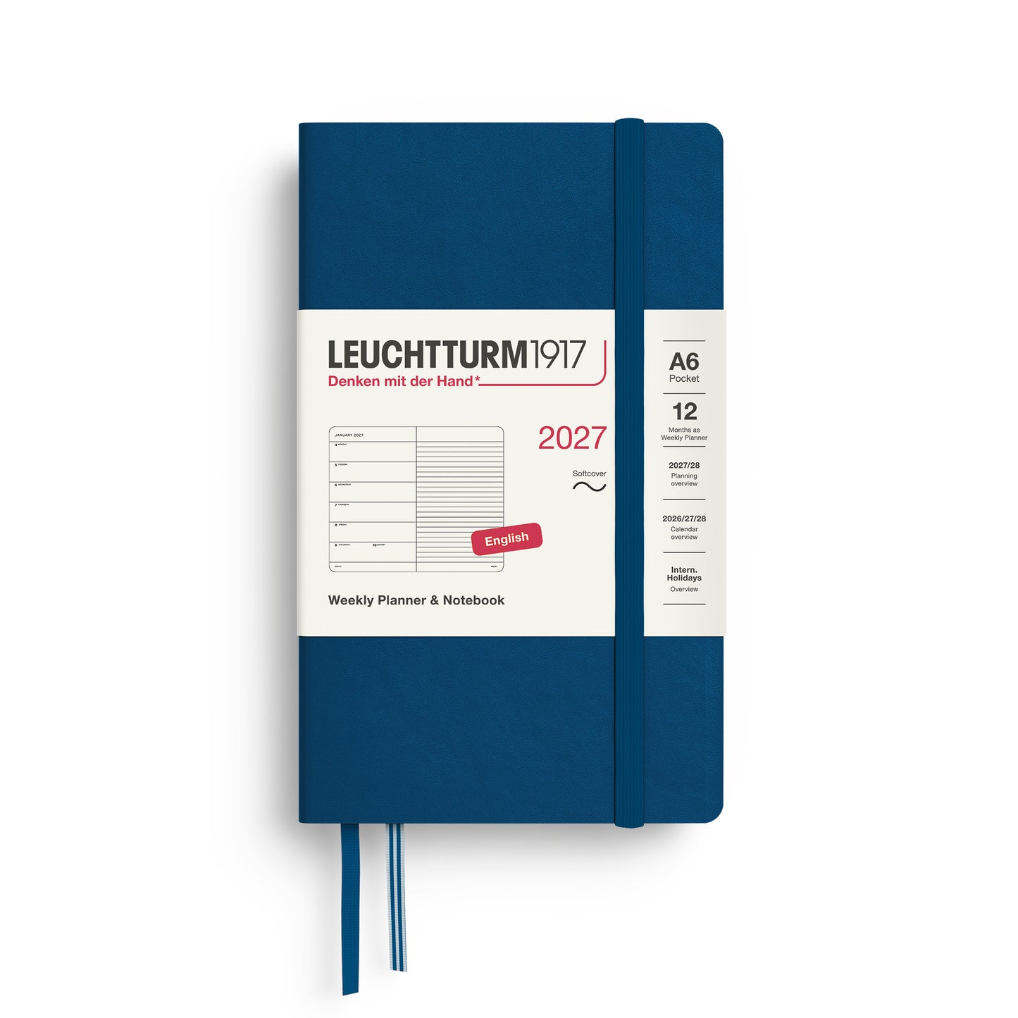 Weekly Planner & Notebook 2027 Softcover