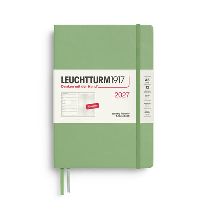 Weekly Planner & Dotted Notebook 2027 A5 Hardcover