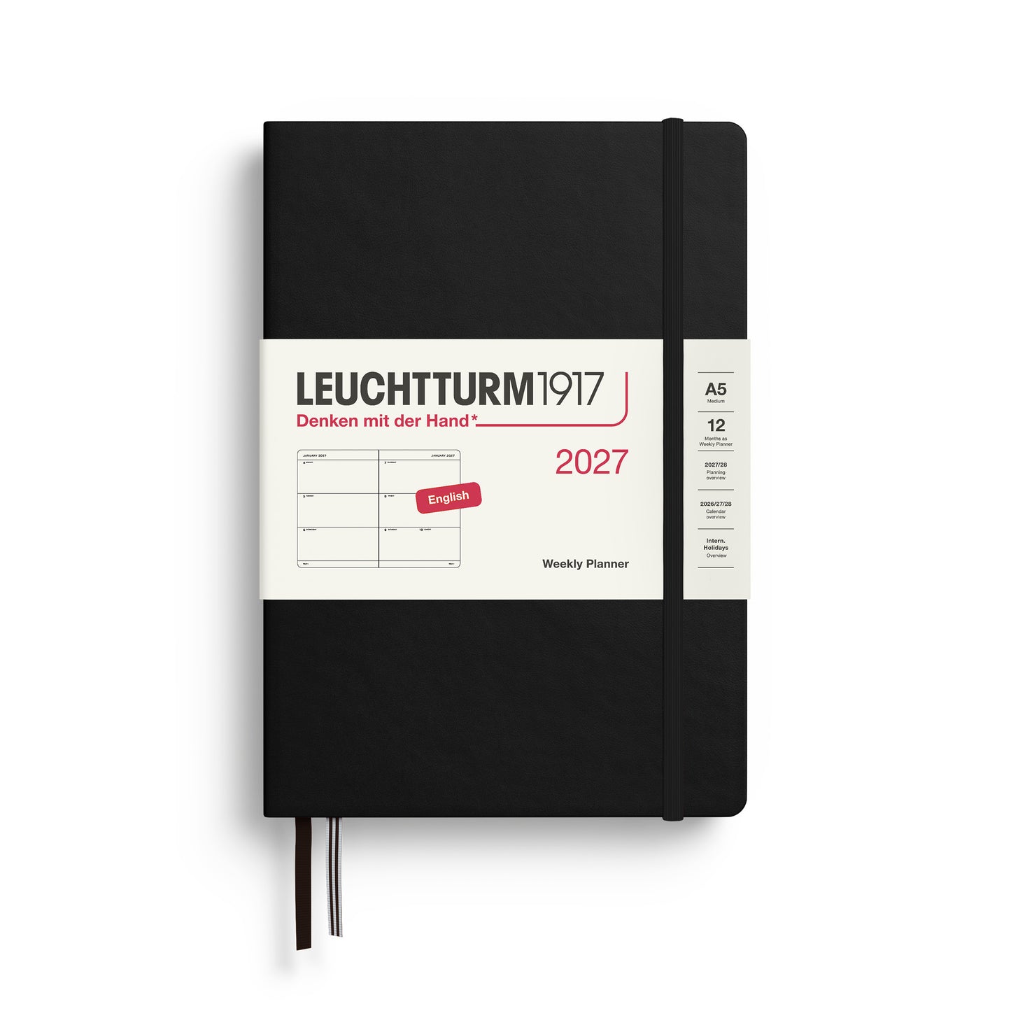 Weekly Planner 2027 Hardcover
