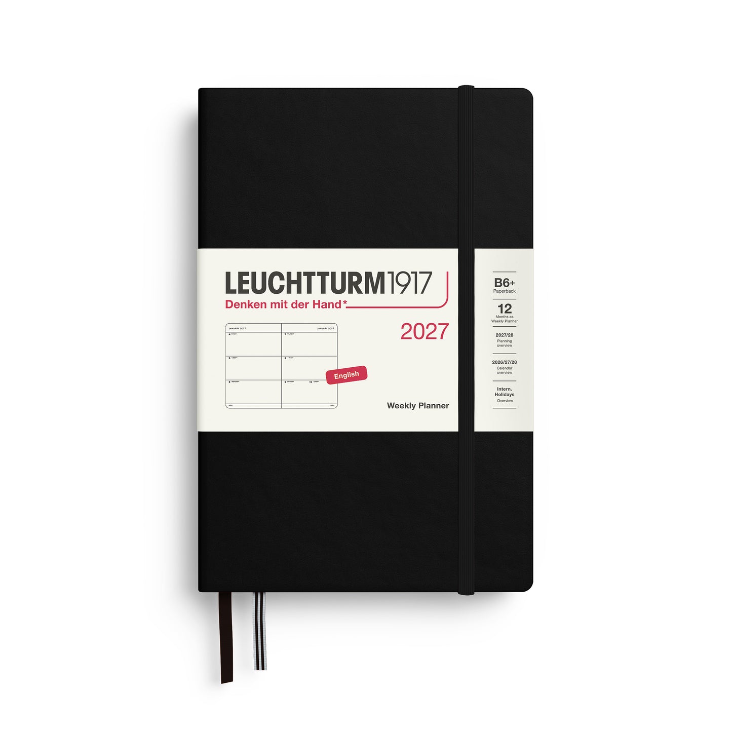 Weekly Planner 2027 Hardcover