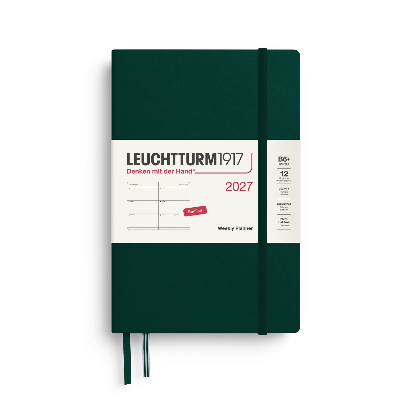 Weekly Planner 2027 Hardcover