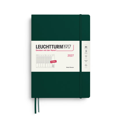 Vertical Week Planner 2027 Hardcover