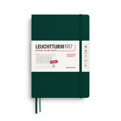 Vertical Week Planner 2027 Hardcover