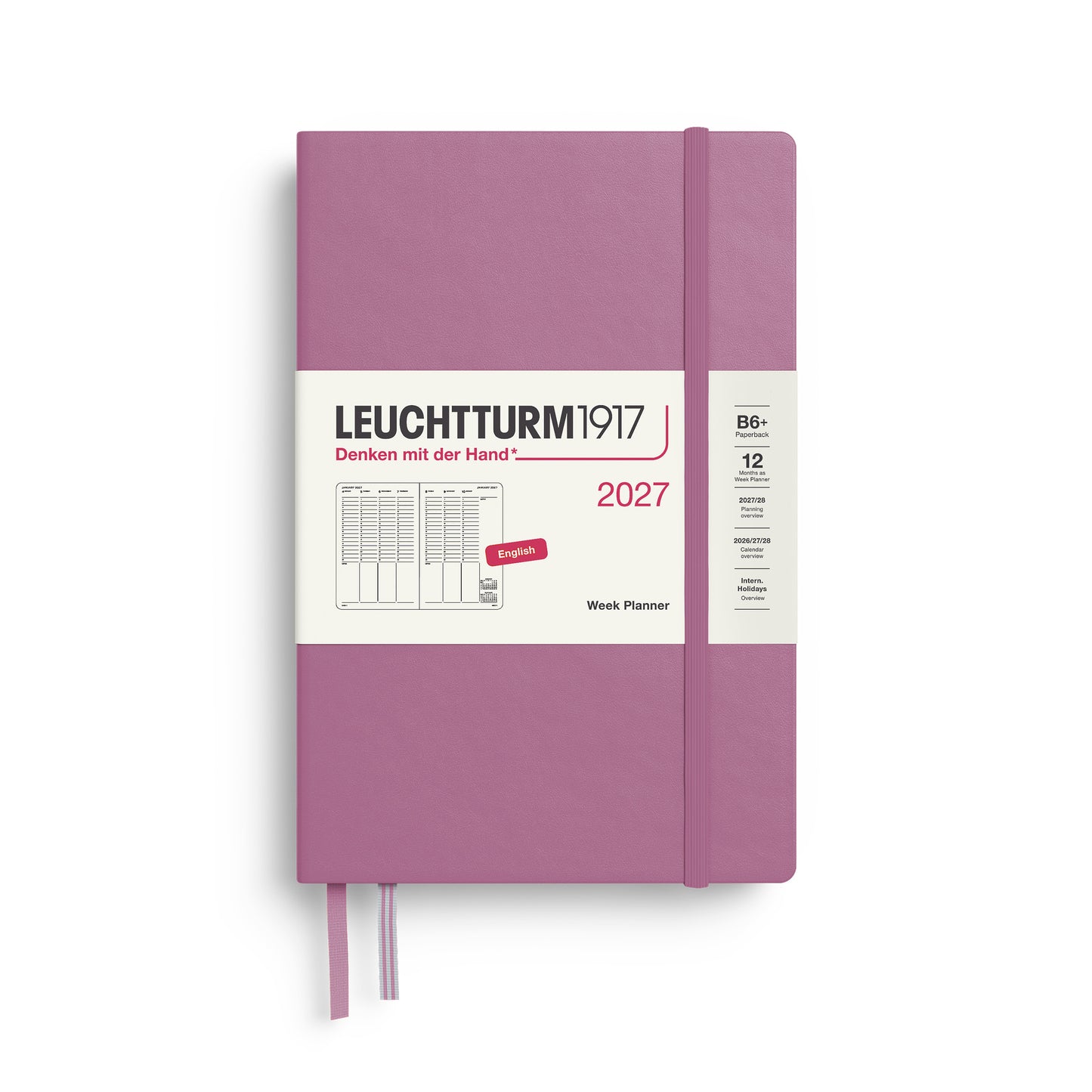 Vertical Week Planner 2027 Hardcover