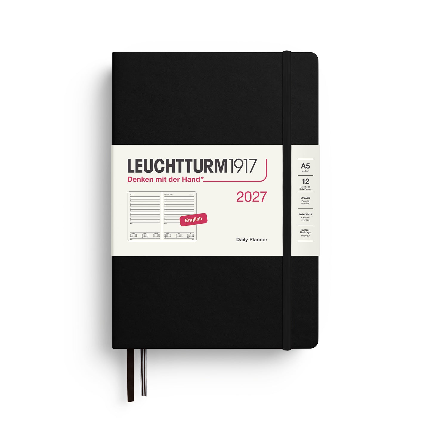 Daily Planner 2027 Hardcover