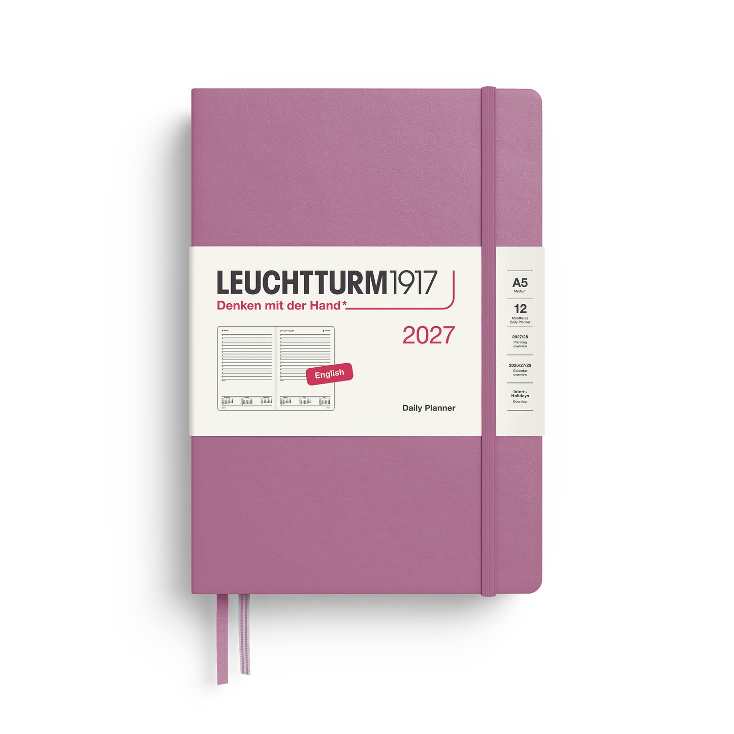 Daily Planner 2027 Hardcover