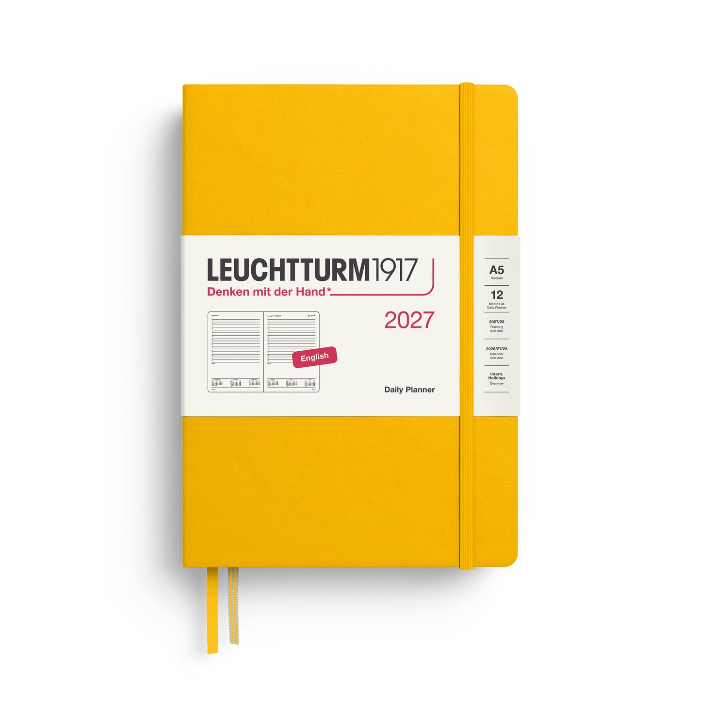 Daily Planner 2027 Hardcover