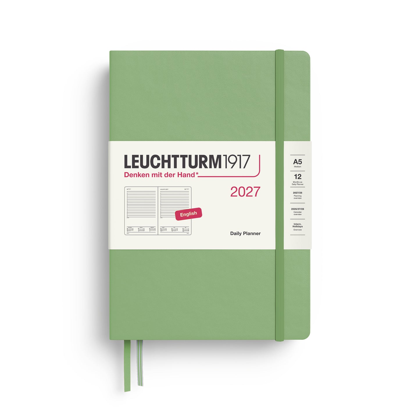 Daily Planner 2027 Hardcover