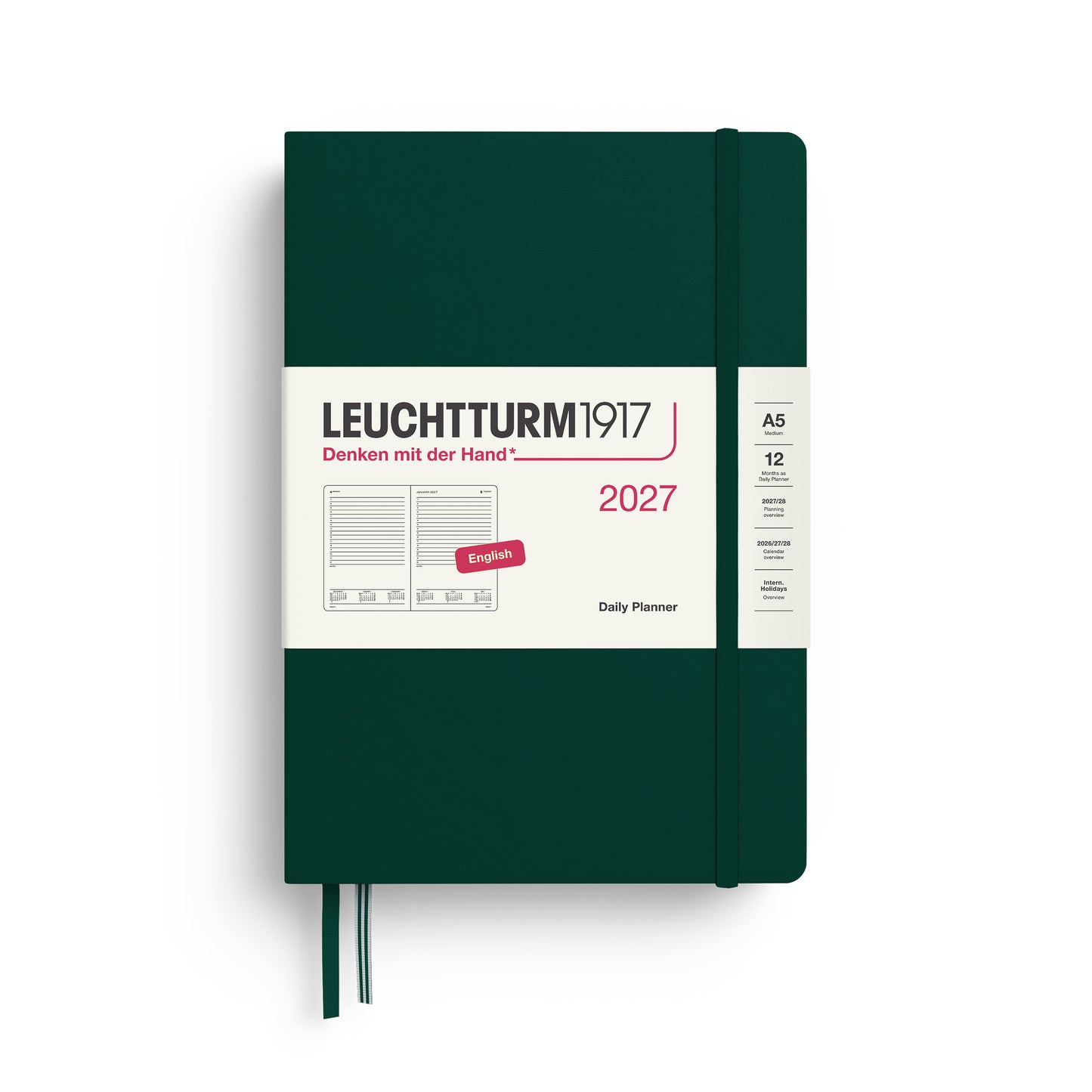 Daily Planner 2027 Hardcover