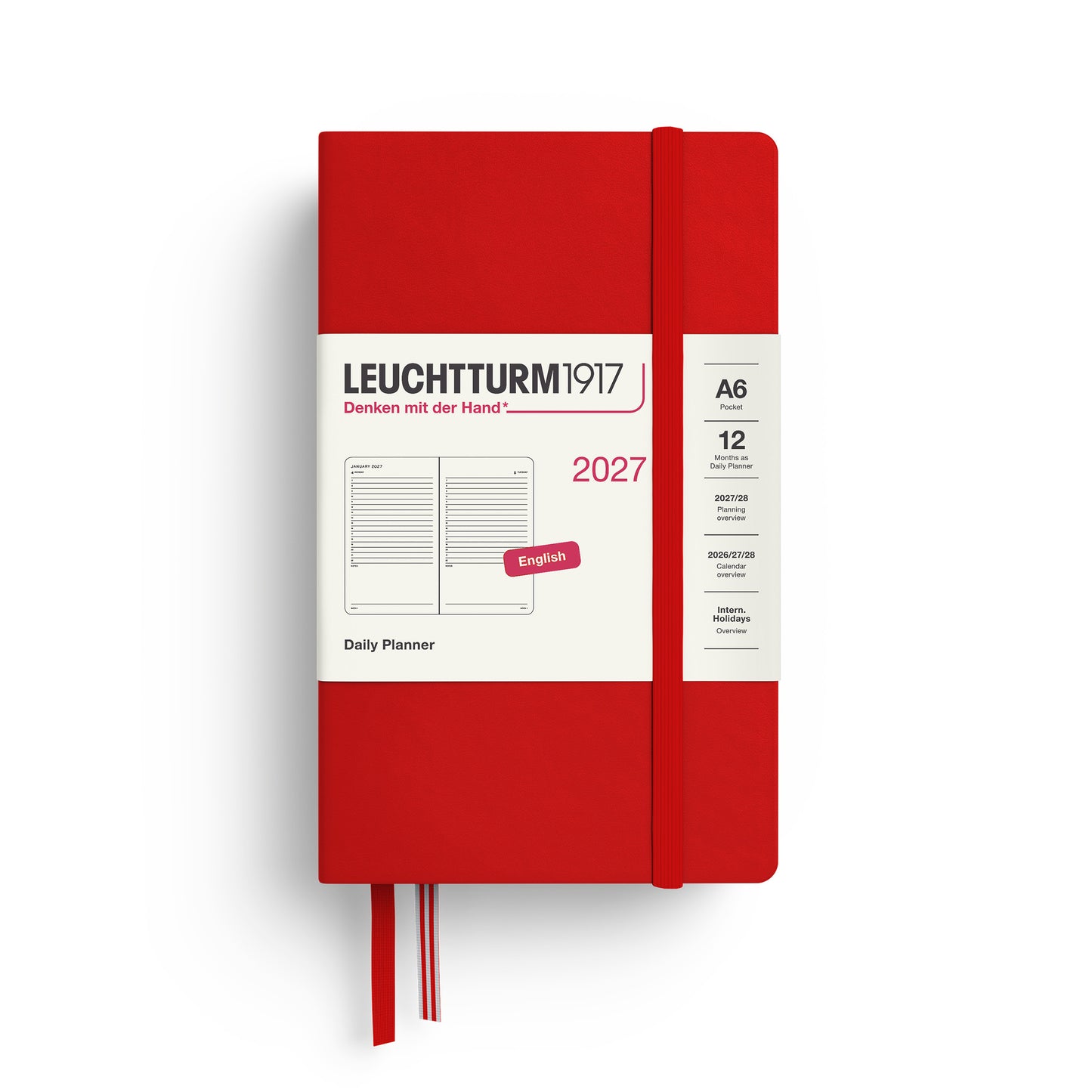 Daily Planner 2027 Hardcover