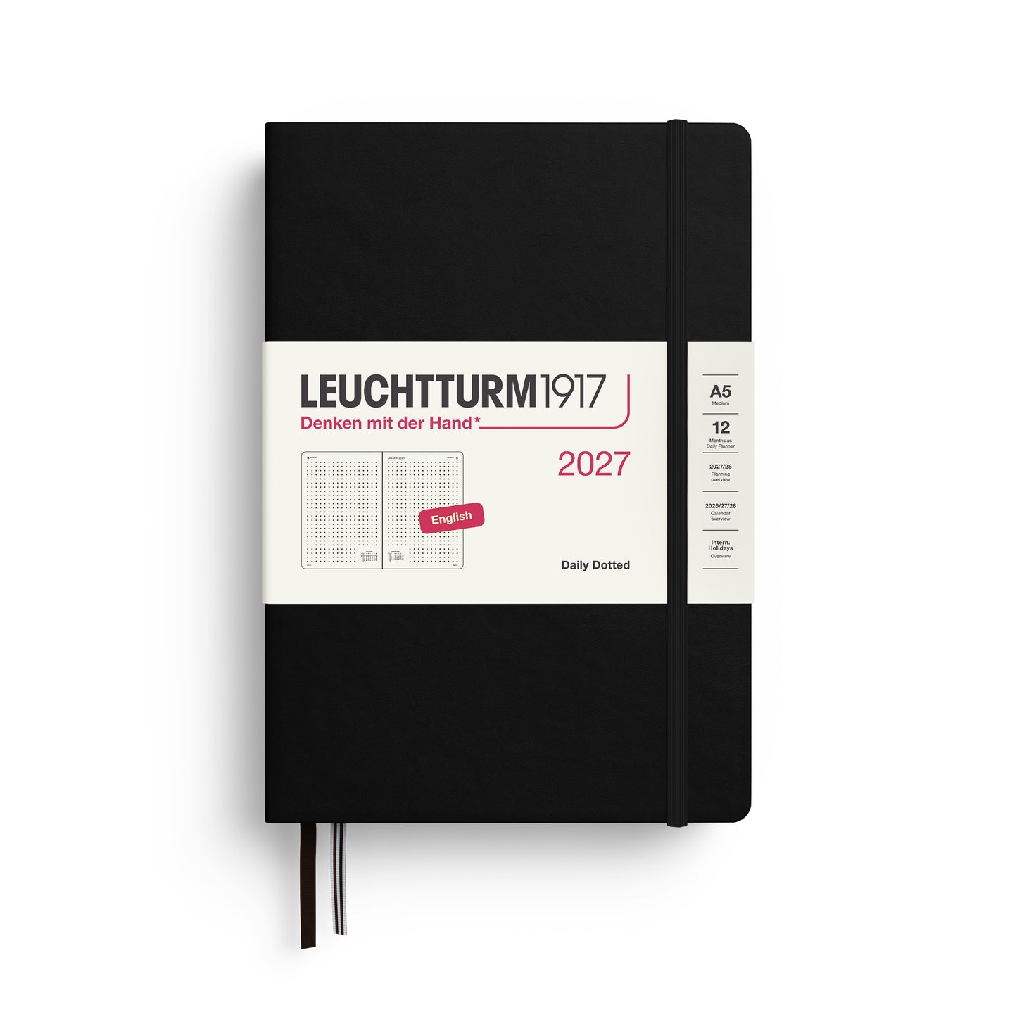 Daily Planner 2027 Hardcover