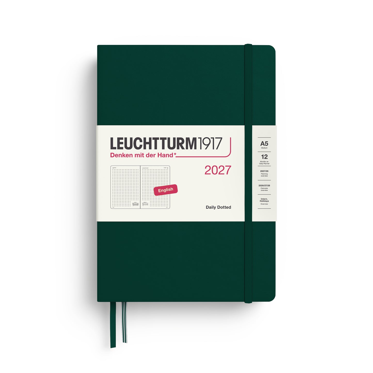 Daily Planner 2027 Hardcover