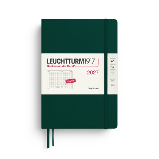 Daily Planner Dotted 2027 Hardcover