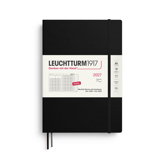 Monthly Planner & Notebook 2027 Softcover