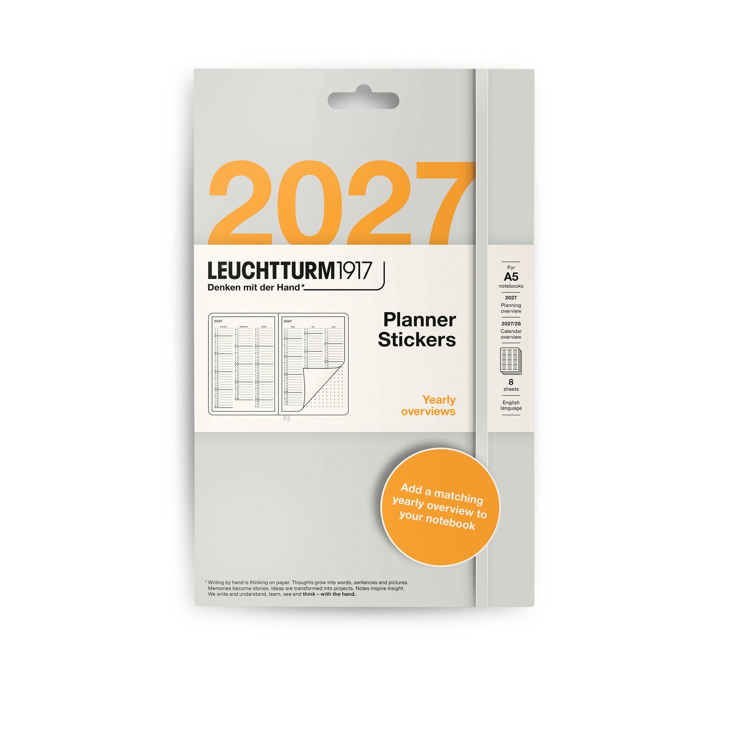 Planner Sticker 2027 A5