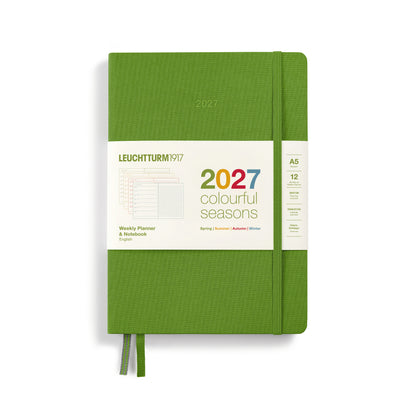 Colourful Seasons Weekly Planner & Notebook 2027 Hardcover