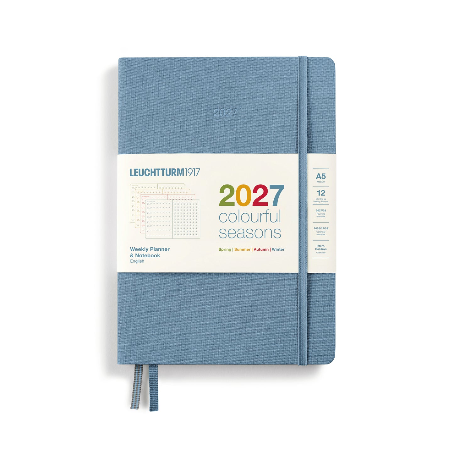 Colourful Seasons Weekly Planner & Notebook 2027 Hardcover