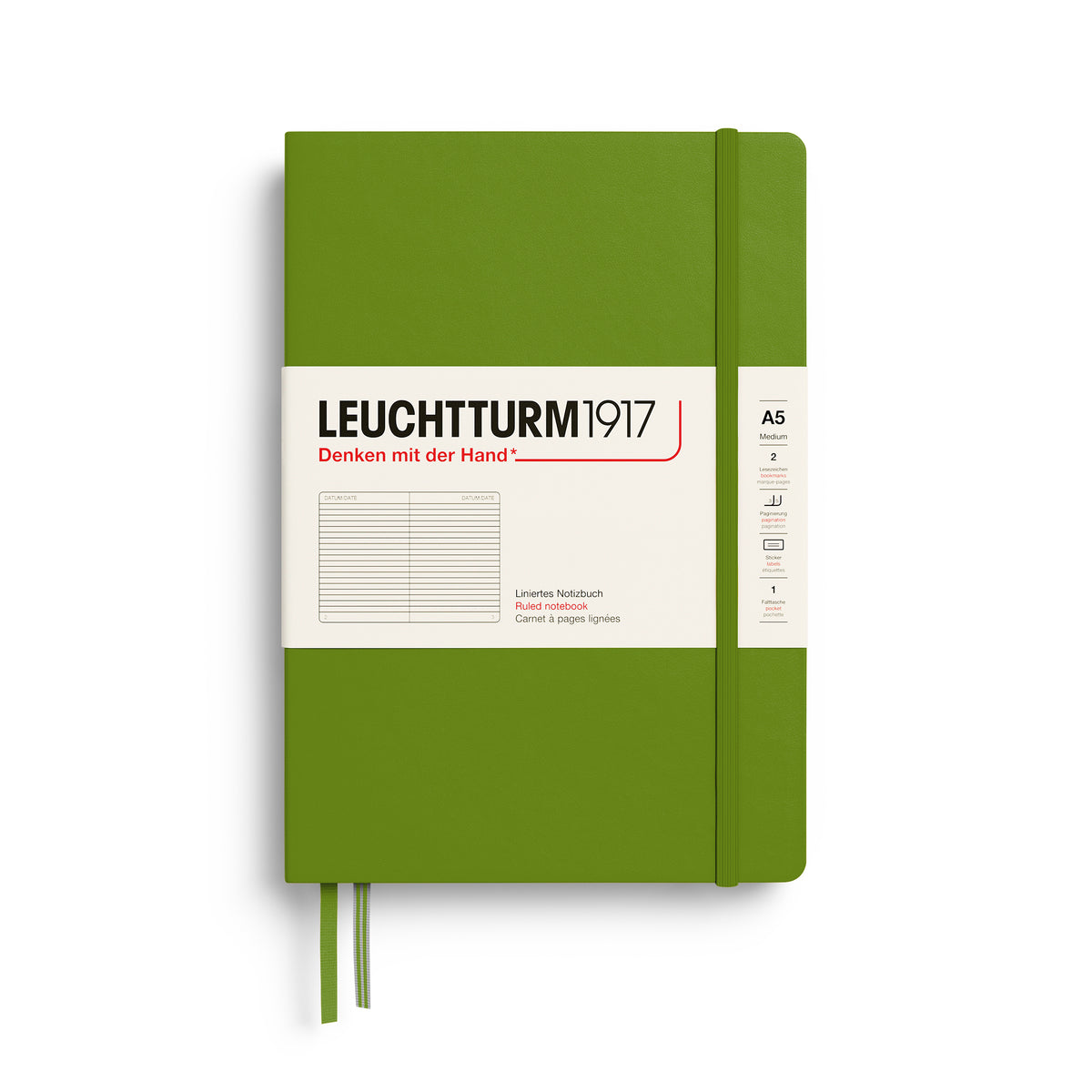Medium A5 Hardcover Notebook