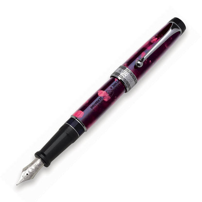 Optima Auroloide Chrome Piston-Filler Fountain Pen