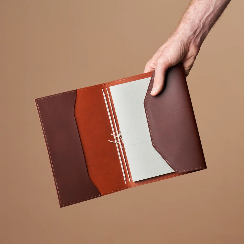Le Trifold Leather Journal