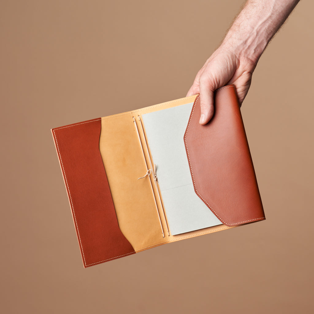 Le Trifold Leather Journal