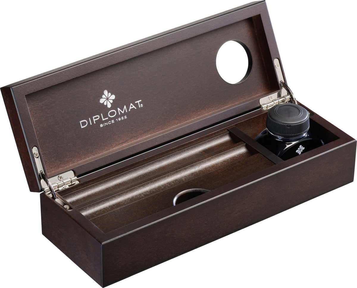Diplomat Wooden Desk Set with Ink – Mira Stationers