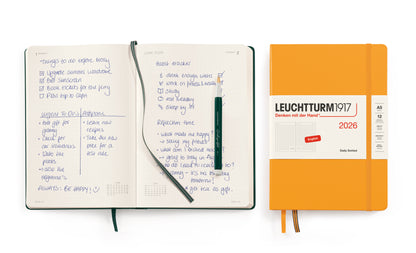 Daily Planner Dotted 2026 Hardcover