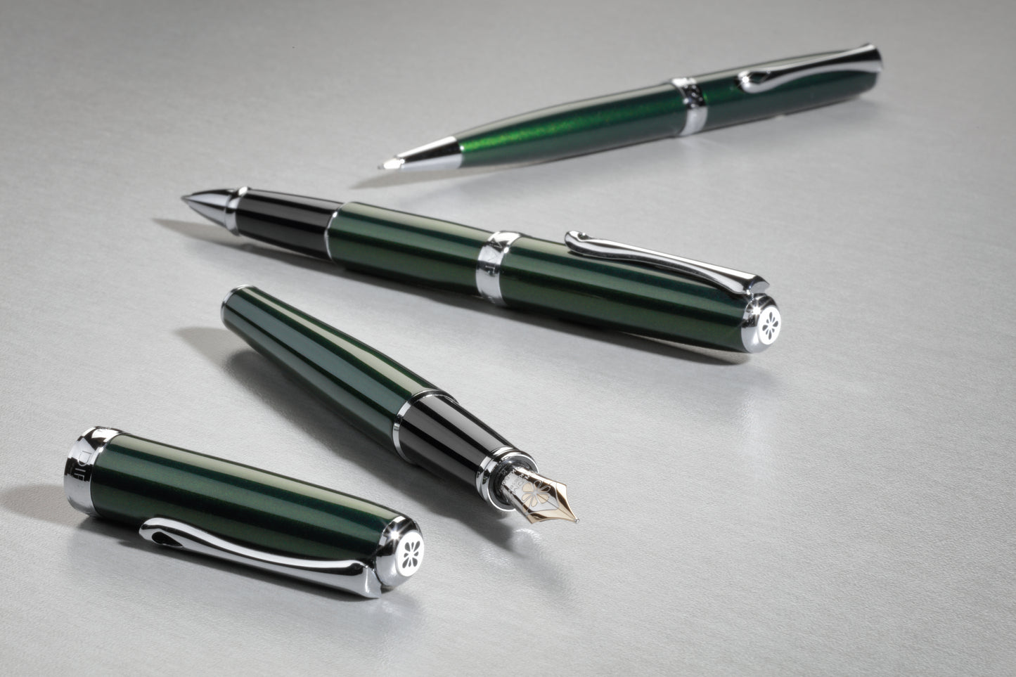 Excellence A² Fountain Pen - Chrome Trim