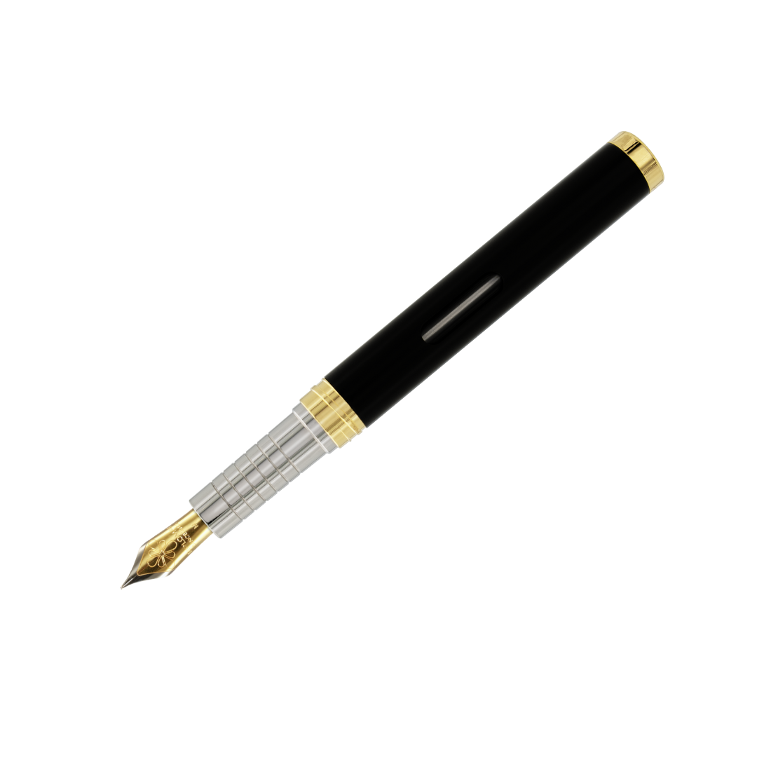 Nexus Fountain Pen - Gold Trim