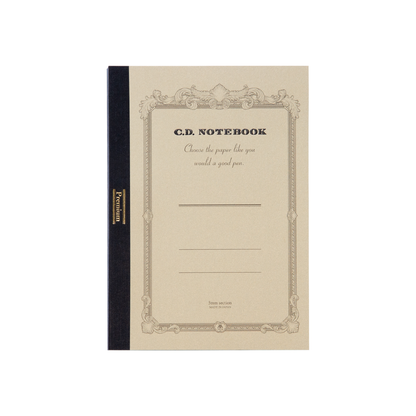 Premium Cream C.D. Classic Design Notebook
