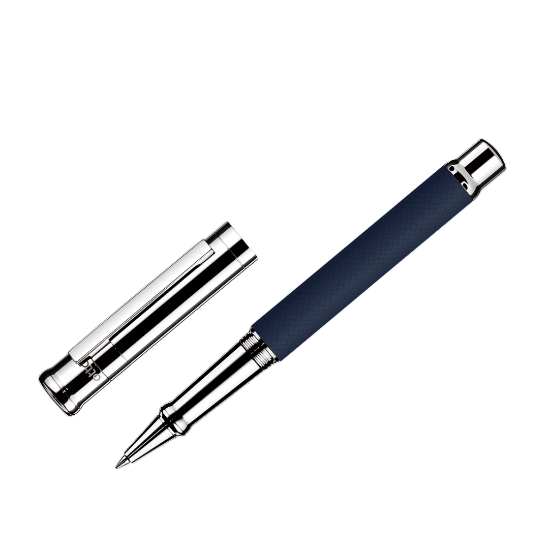 design04 Rollerball Pen Checkered Guilloche