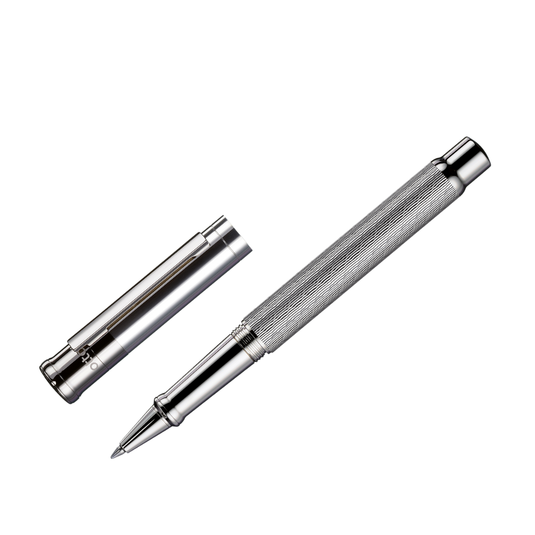 design04 Rollerball Pen Sterling Silver Guilloche