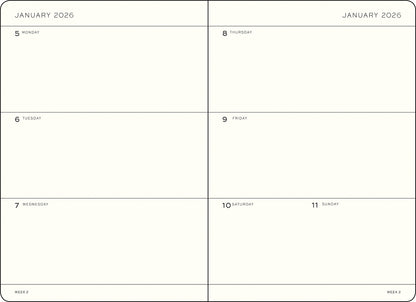 Weekly Planner 2026 Softcover