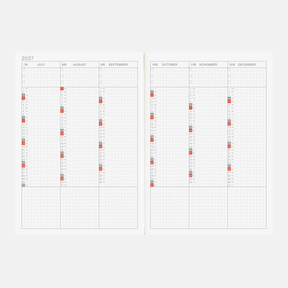 Techo Planner 2027 Book English