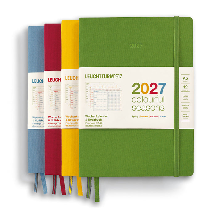 Colourful Seasons Weekly Planner & Notebook 2027 Hardcover