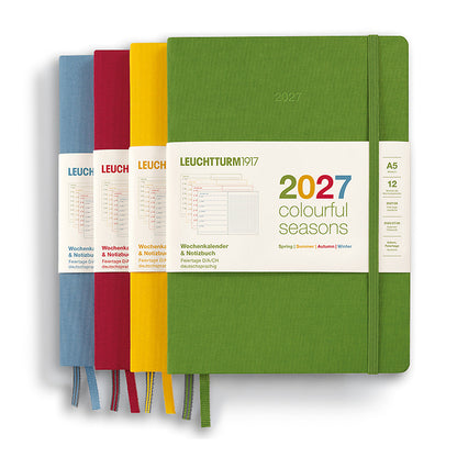 Colourful Seasons Weekly Planner & Notebook 2027 Hardcover