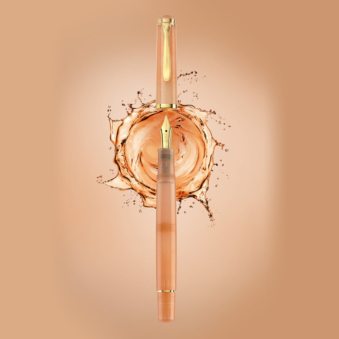 Classic M200 Apricot Achat Special Edition Fountain Pen and Ink Gift Set