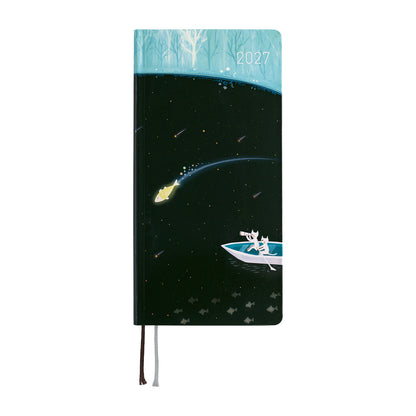 Hiroko Kubota: Meteor Shower in the Light Blue Forest | Weeks Planner 2027 English