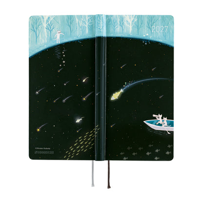 Hiroko Kubota: Meteor Shower in the Light Blue Forest | Weeks Planner 2027 English