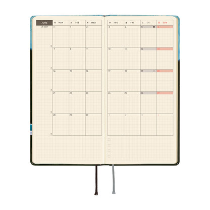 Hiroko Kubota: Meteor Shower in the Light Blue Forest | Weeks Planner 2027 English