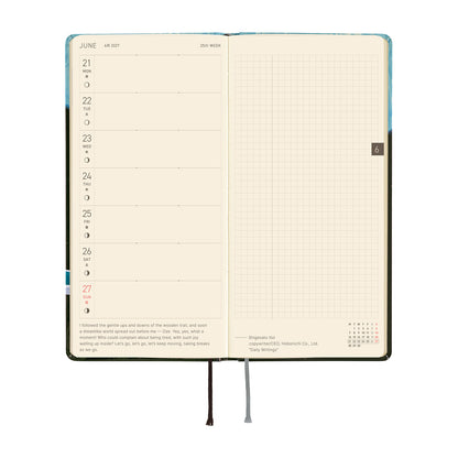 Hiroko Kubota: Meteor Shower in the Light Blue Forest | Weeks Planner 2027 English
